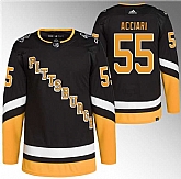 Men's Pittsburgh Penguins #55 Noel Acciari Black 2021-22 Alternate Primegreen Stitched Jersey,baseball caps,new era cap wholesale,wholesale hats